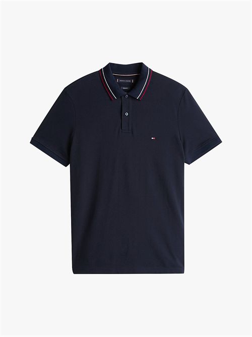 polo uomo blu TOMMY HILFIGER | MW0MW38459DW5